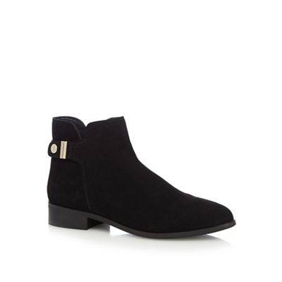J by Jasper Conran Black 'Judith' suede ankle boots